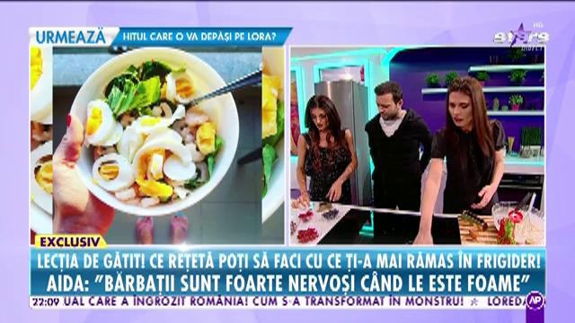 Lecţia de gătit cu chef Aida! Ce reţetă poţi să faci cu ce ţi-a mai rămas în frigider!