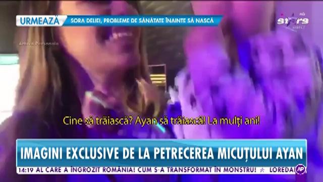 Imagini exclusive de la petrecerea micuțului Ayan, fiul lui Andrei Ștefănescu