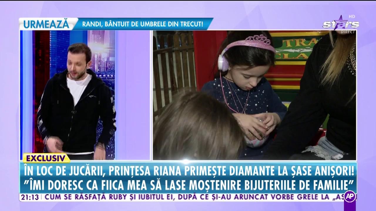 Riana, fiica Dianei Bişinicu, a primit diamante de ziua ei!