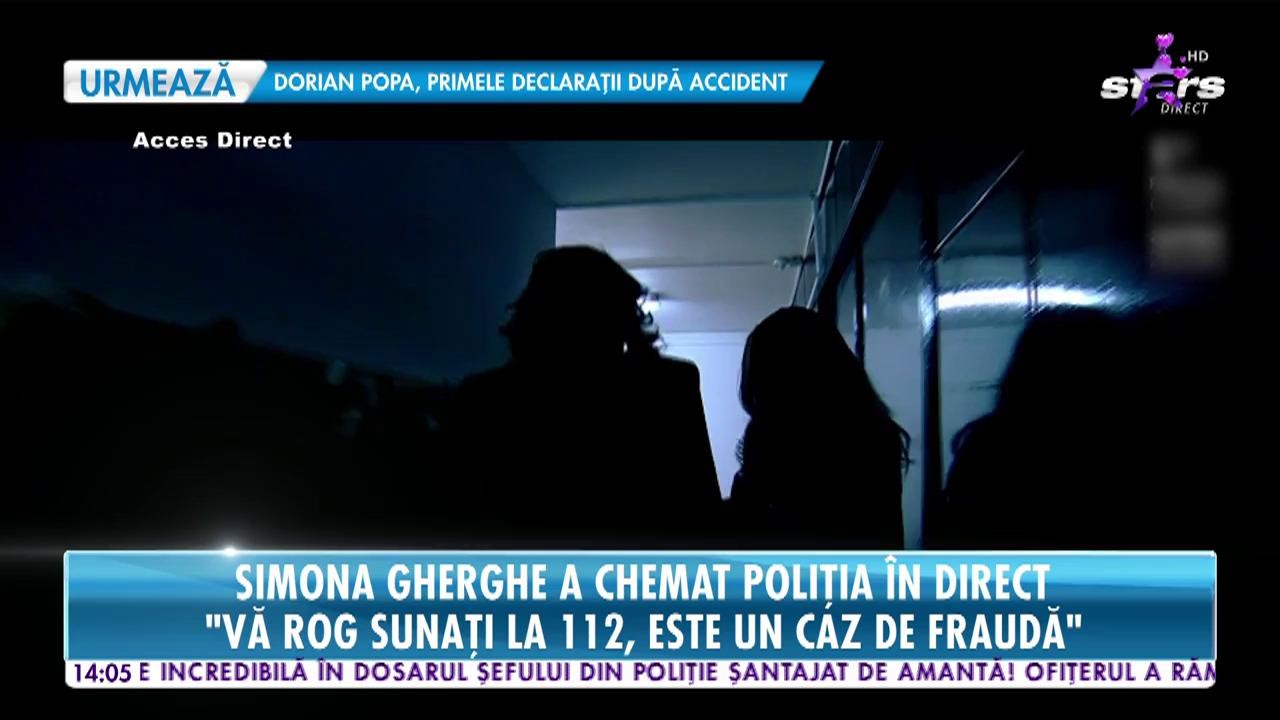 Simona Gherghe a izbucnit &icirc;n pl&acirc;ns &icirc;n timpul emisiunii: &rdquo;Vă rog sunați la 112, este un caz de fraudă!&rdquo;