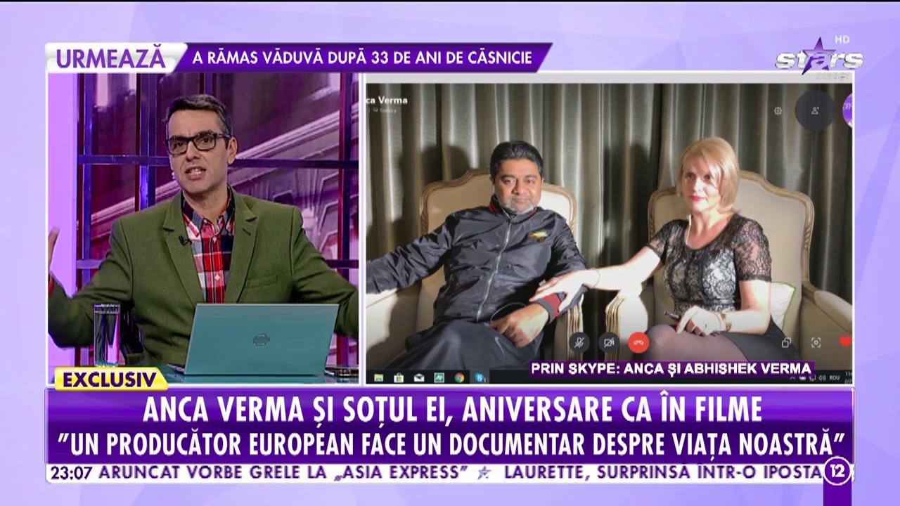 Anca Verma şi soţul ei, aniversare ca &icirc;n filme! "Am tăiat c&acirc;te un tort pentru fiecare invitat"