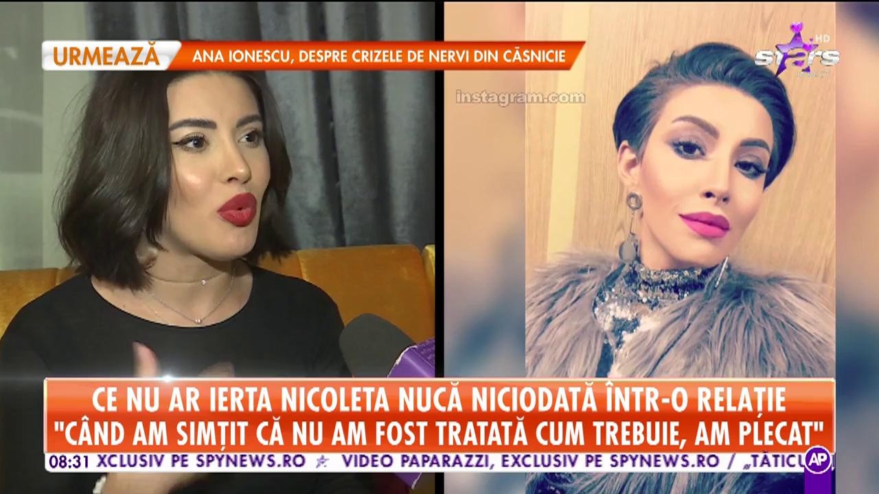 Ce nu iartă Nicoleta Nucă niciodată &icirc;ntr-o relație: &rdquo;Femeia &icirc;nseamnă demnitate, m&acirc;ndrie, frumuseţe şi sensibilitate&rdquo;
