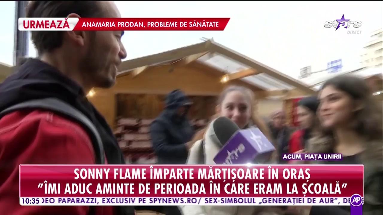 Sony Flame &icirc;mparte mărțișoare &icirc;n oraș