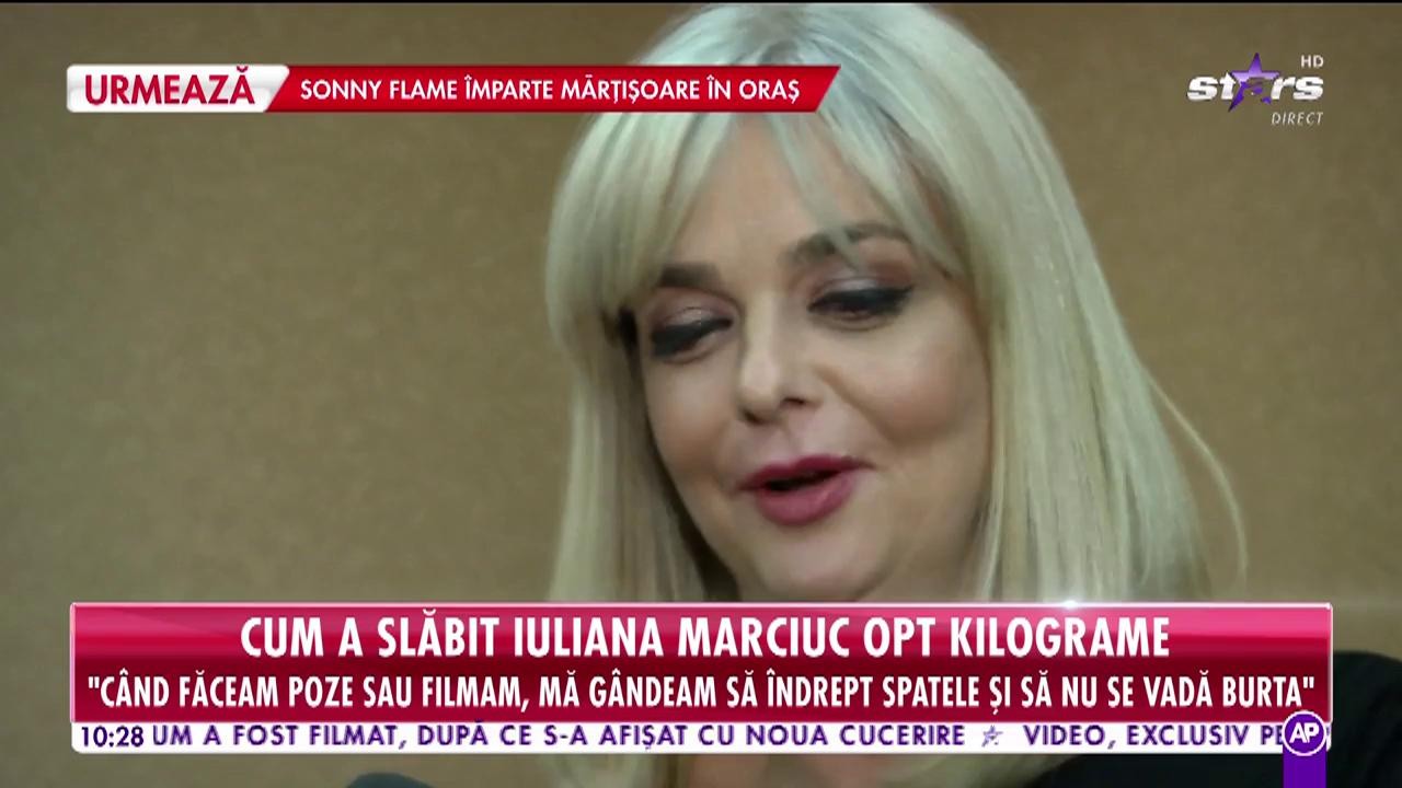 Cum a slăbit Iuliana Marciuc opt kilograme: "Doctorul mi-a zis spus că trebuie să le dau jos"