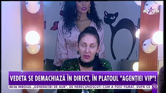 Dana Roba s-a demachiat, &icirc;n direct, &icirc;n platoul de la "Agenţia VIP"