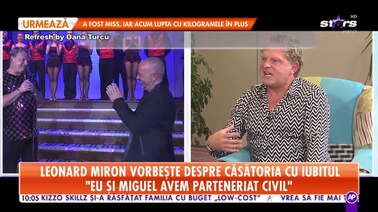 Leonard Miron, despre căsătoria cu iubitul: "I-am zis lui Miguel că de ziua mea veau să mă ceară &icirc;n căsătorie"