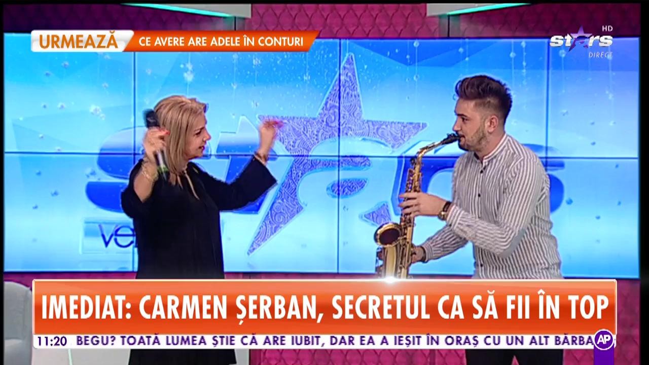 Carmen Șerban c&acirc;ntă, la Star Matinal, melodia &bdquo;Fiecare om are crucea lui&rdquo;