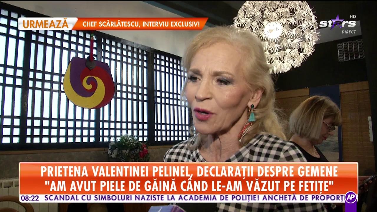 Prietena Valentinei Pelinel, declaraţii despre gemene: "Am avut piele de găină c&acirc;nd le-am văzut pe fetiţe"