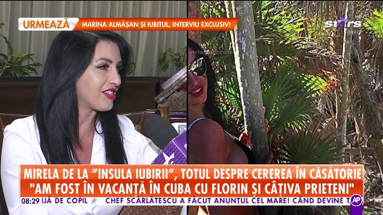 Mirela de la "Insula Iubirii", totul despre cererea &icirc;n căsătorie: "Tata a fost foarte fericit c&acirc;nd a aflat"