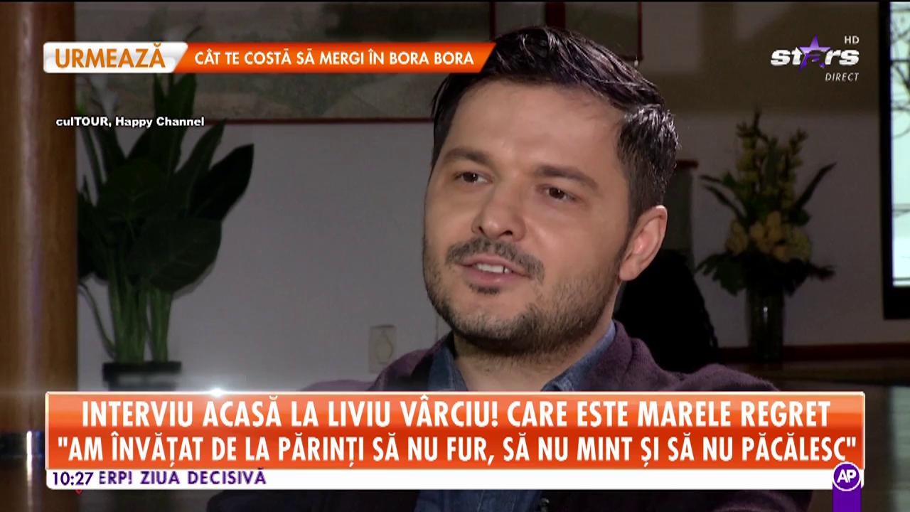 Interviu acasă la Liviu V&acirc;rciu: "Părinții m-au bătut foarte tare, eu am fost un copil bătut"