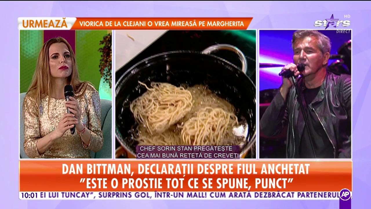 Dan Bittman, declaraţii despre fiul anchetat &icirc;n dosarul de trafic de droguri