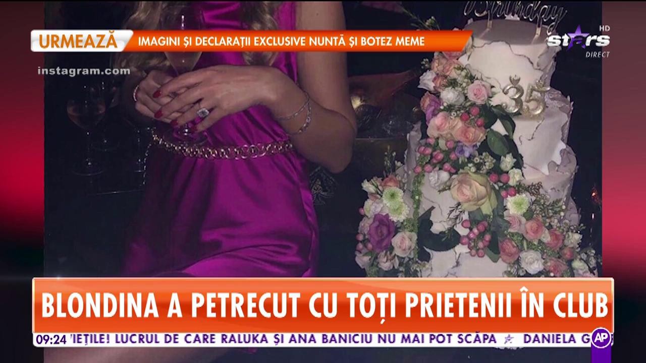 Imagini de la ziua de naștere a Denisei Nechifor. Blondina a &icirc;mplinit 35 de ani