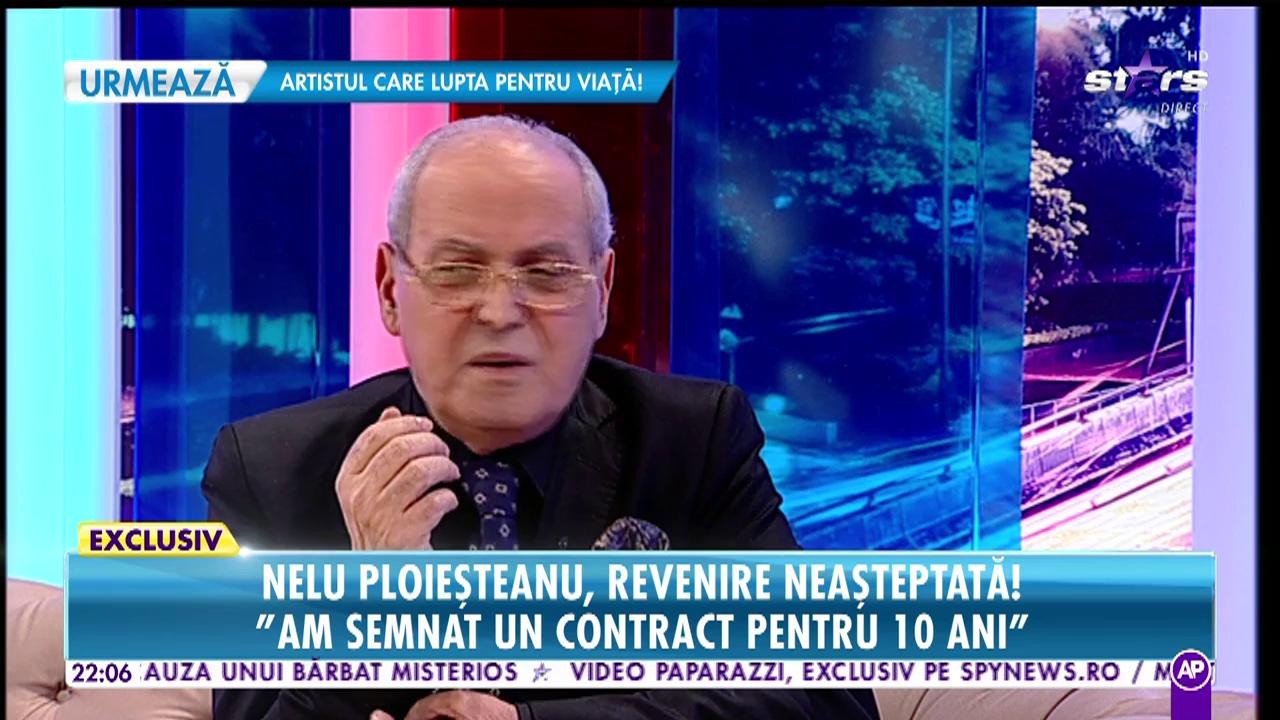 Nelu Ploieşteanu, revenire neaşteptată! Am făcut contract pe 10 ani