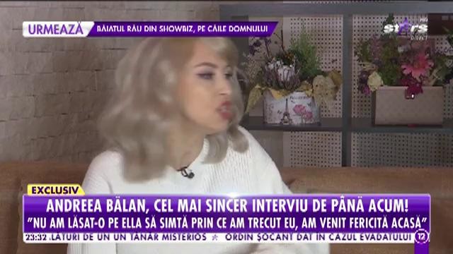 Andreea Bălan, prima apariţie la TV, după ce a ajuns acasă cu micuţa Clara Maria!