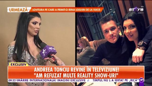 Andreea Tonciu revine &icirc;n televiziune: &Icirc;mi este dor să fiu la TV