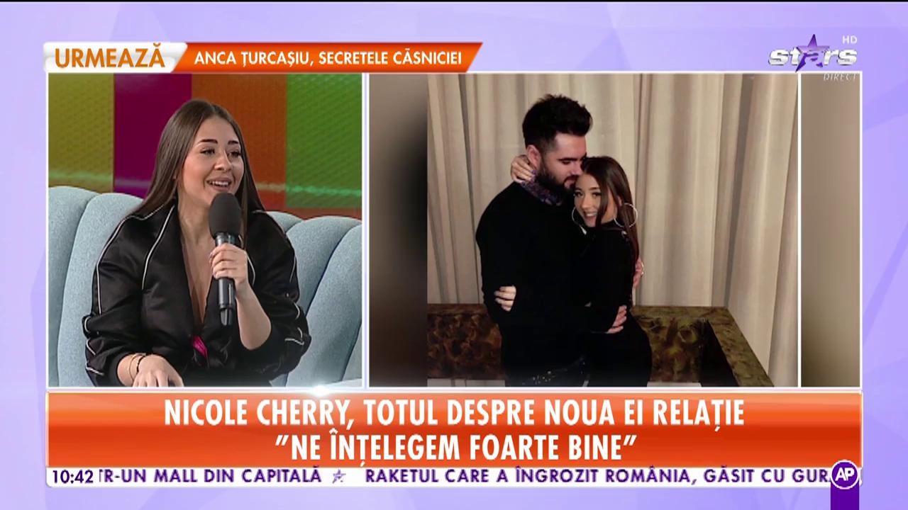 Nicole Cherry, totul despre noua ei relație: Ne &icirc;nțelegem foarte bine. Este cea mai lungă relație a mea