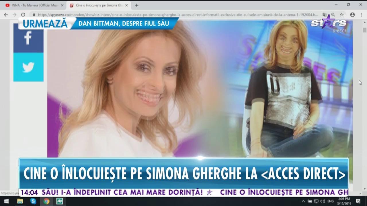 Simona Gherghe intră &icirc;n concediu prenatal. Cine o &icirc;nlocuiește pe frumoasa prezentatoare la Acces Direct
