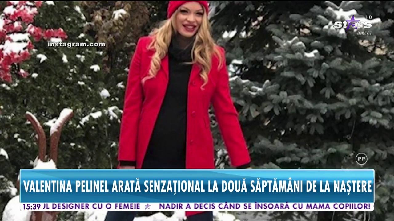 Valentina Pelinel arată senzaţional la doar două săptăm&acirc;ni de la naştere