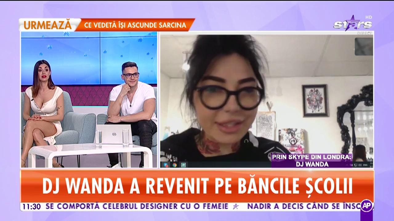 DJ Wanda a revenit pe băncile școlii. Vedeta studiază la o prestigioasă academie din Londra