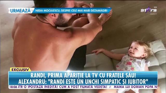 Randi, prima apariție la TV cu fratele său. Alexandru: C&acirc;nd mi-am dat demisia, am hotăr&acirc;t să colaborăm profesional