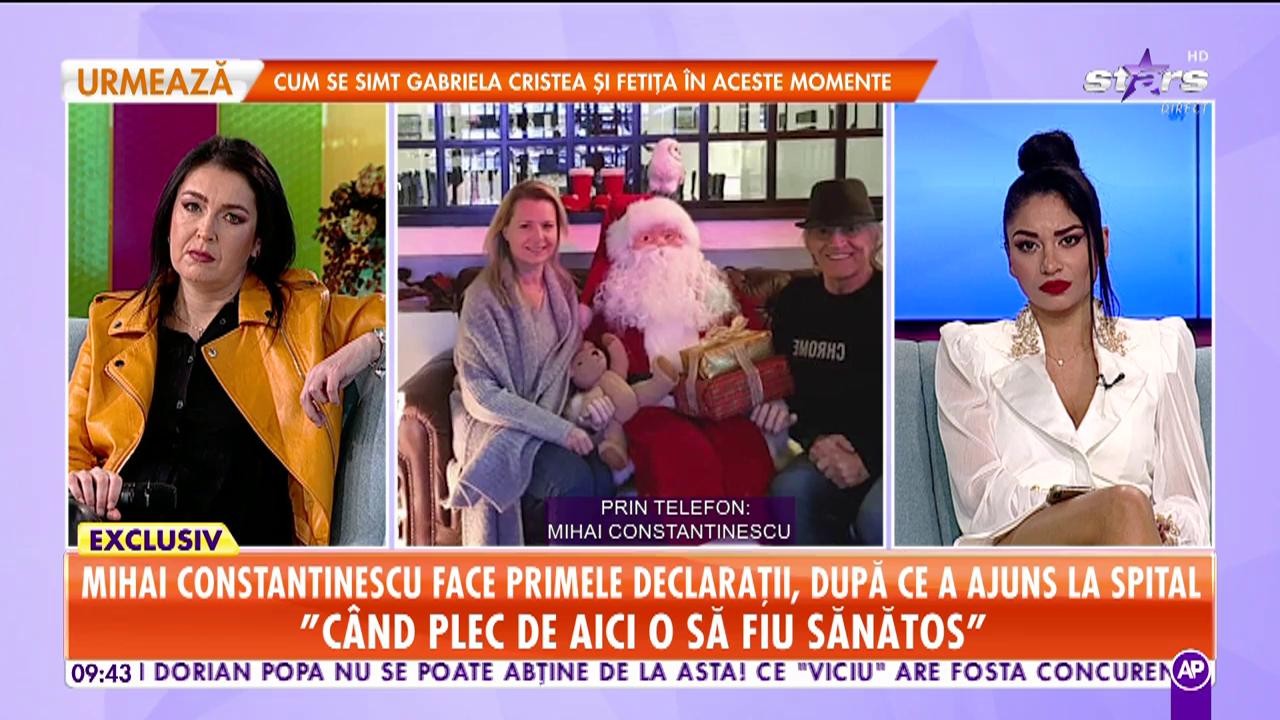 Mihai Constantinescu face primele declarații, după ce ar fi ajuns de urgență la spital: "Este o știre falsă"
