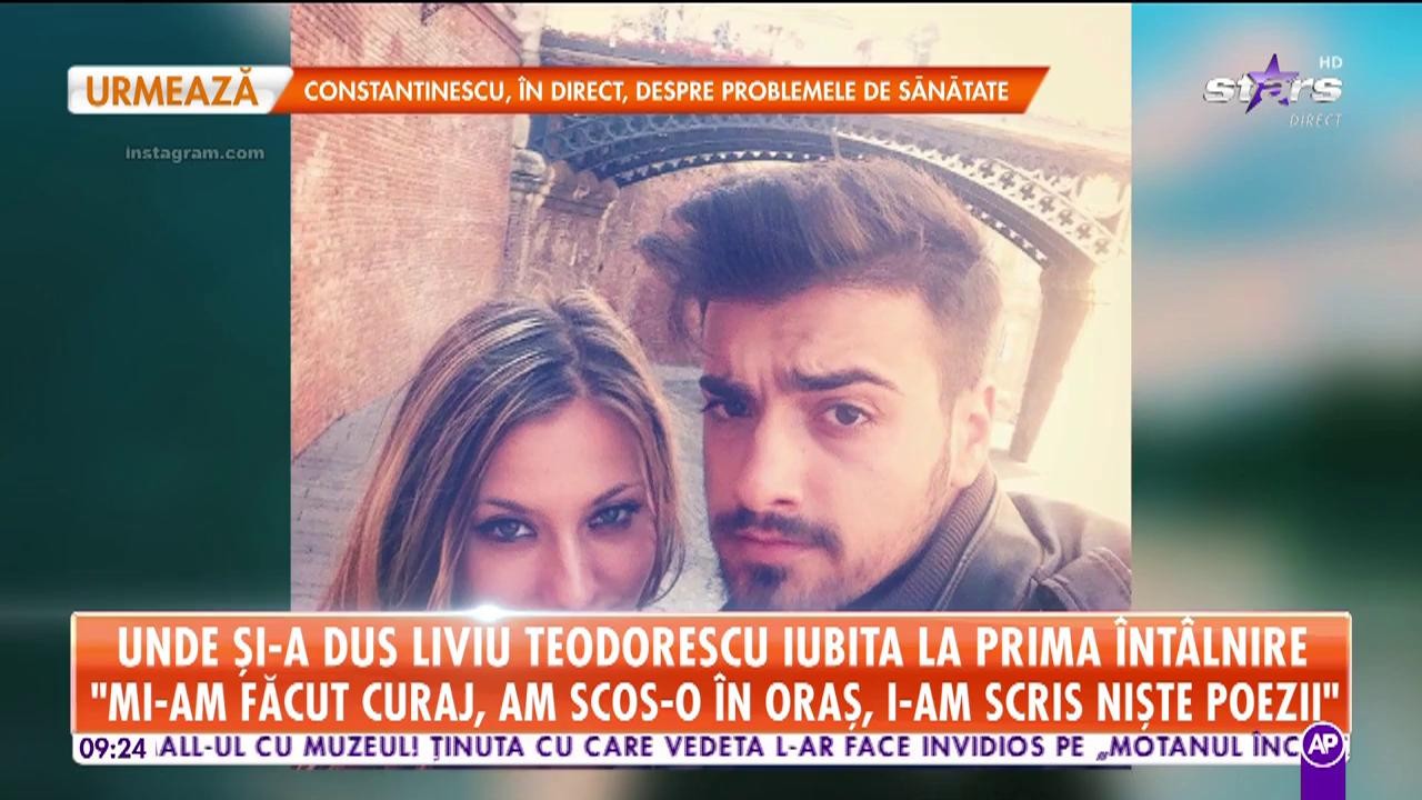 Unde și-a dus Liviu Teodorescu iubita la prima &icirc;nt&acirc;lnire:  Mi-am făcut curaj, am scos-o &icirc;n oraș, i-am scris niște poezii