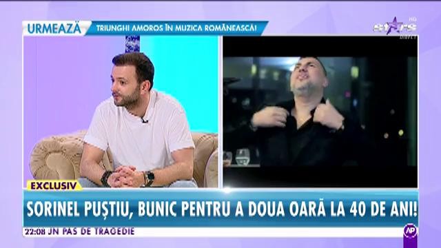 Sorinel Puștiu, bunic pentru a doua oară la 40 de ani