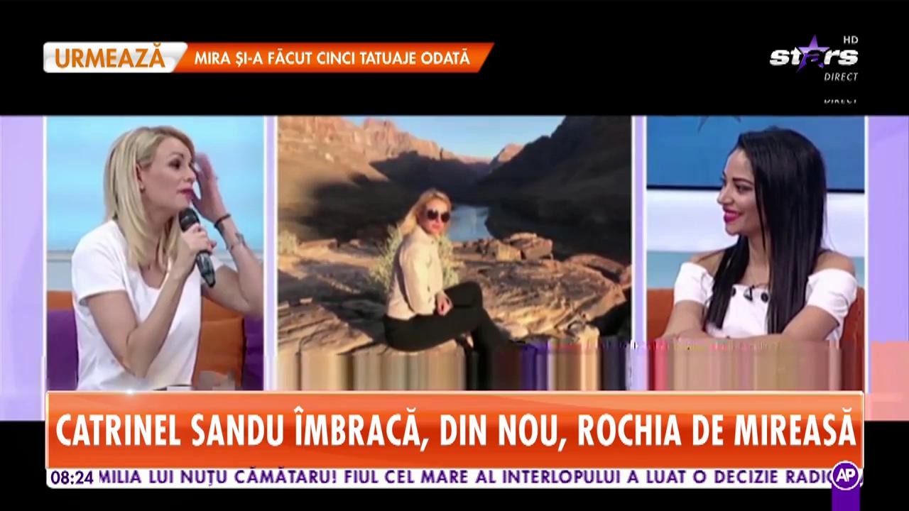 Catrinel Sandu &icirc;mbracă, din nou, rochia de mireasă. Iubitul american o duce &icirc;n fața altarului