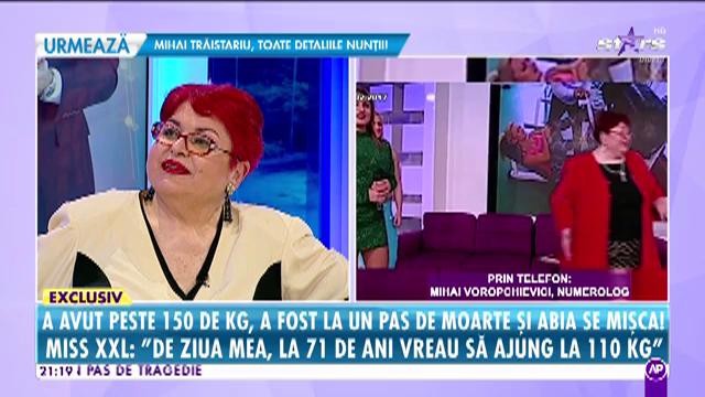 Mihai Voropchievici, îi spune Marilenei Salan, fosta Miss XXL, cum să scăpe de kilograme nedorite în funcţie de data naşterii şi de zodie