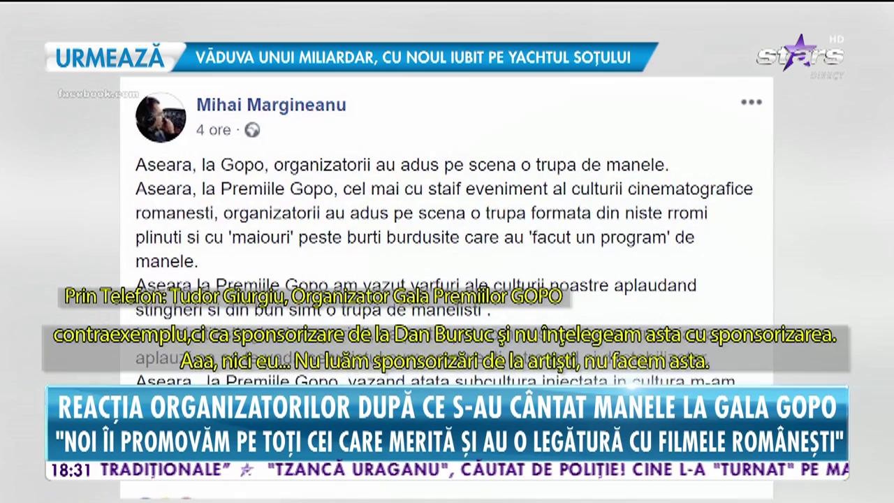 Dan Bursuc, prima reacţie după scandalul de la Gala Premiilor Gopo: Eu joc &icirc;n mai multe filme