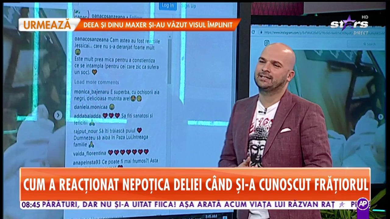 Cum a reacționat nepoțica Deliei c&acirc;nd și-a cunoscut frățiorul