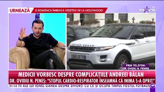 Andreea Bălan, operată a doua oară, de urgență! Dr. Ovidiu Peneș: Hemoragia poate fi gravă, ar putea duce la deces