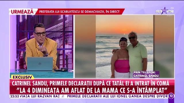 Catrinel Sandu, primele declarații după ce tatăl ei a intrat &icirc;n comă: Aceasta e cea mai mare provocare a vieții mele