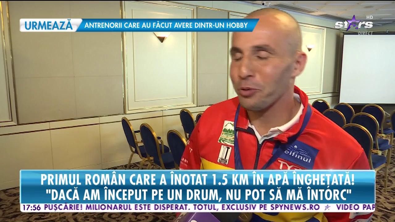 Paul Georgescu, rom&acirc;nul care a traversat &icirc;not Canalul M&acirc;necii, despre sacrificii, familie și succes:  C&acirc;nd sunt &icirc;n apă, soția are o stare de rău