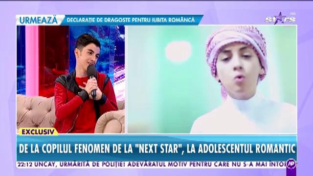 Omar, copilul fenomen de la Next Star, vorbește despre prima dragoste cu o româncă, la 18 ani