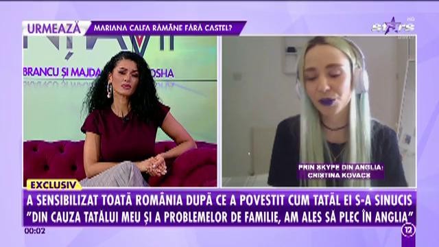 Cristina Kovacs a avut curajul să povestească cum tatăl ei a abuzat-o și a reușit să devină celebră