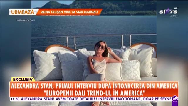 Alexandra Stan, primul interviu după &icirc;ntoarcerea din America: Nu m-am g&acirc;ndit că o să c&acirc;știg, dar &icirc;mi doream