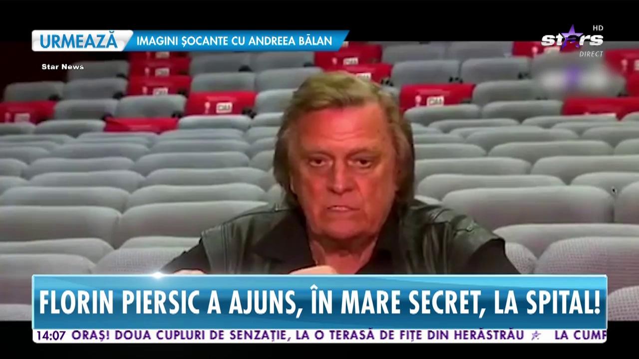 Florin Piersic a ajuns, &icirc;n mare secret, la spital
