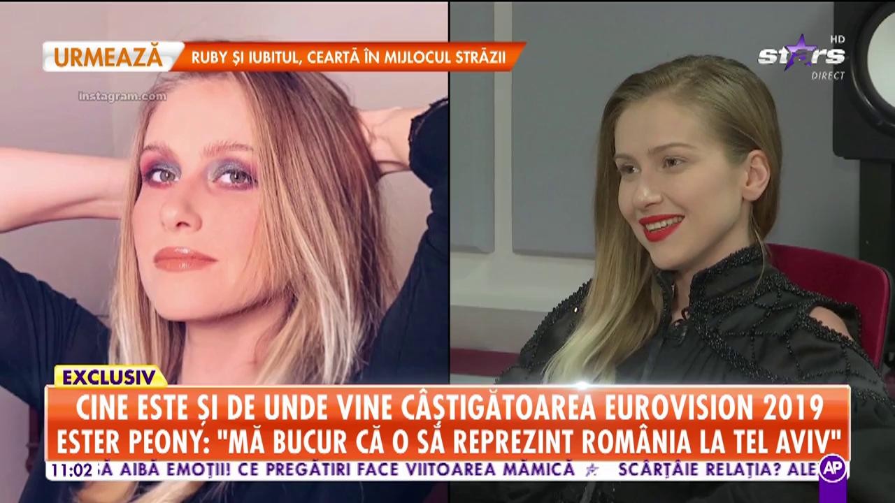 Ester Peony, c&acirc;ştigătoarea Eurovision Rom&acirc;nia, a vorbit despre ce a &icirc;nsemnat pentru ea marele premiu, dar şi despre cum face faţă c&acirc;rcotaşilor