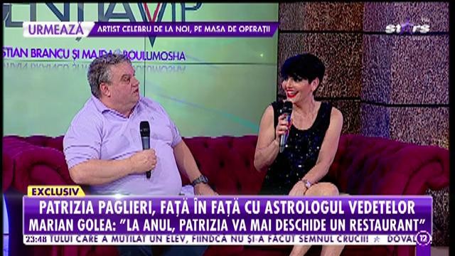 Patrizia Paglieri, faţă &icirc;n faţă cu astrologul vedetelor! Ce i-a fost prezis celui mai dur chef