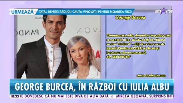 George Burcea, &icirc;n război cu Iulia Albu. Celebrul designer i-a adresat vorbe ur&acirc;te Andreei Bălan