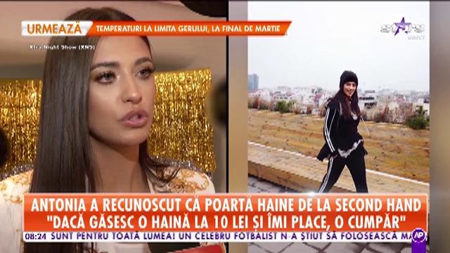 Antonia a dezvăluit trucurile ei de frumuseţe: Eu cumpăr haine de la locuri vintage sau second hand