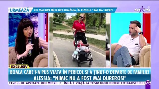 Alessia, prima apariţie la TV după ce a luat câte 19 pastile pe zi! Boala care i-a pus viaţa în pericol!