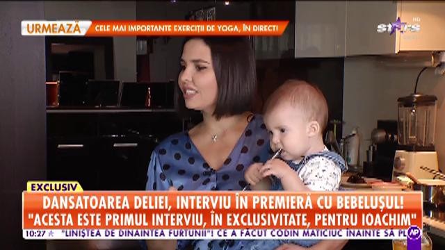 Dansatoarea Deliei, interviu &icirc;n exclusivitate cu bebeluşul!