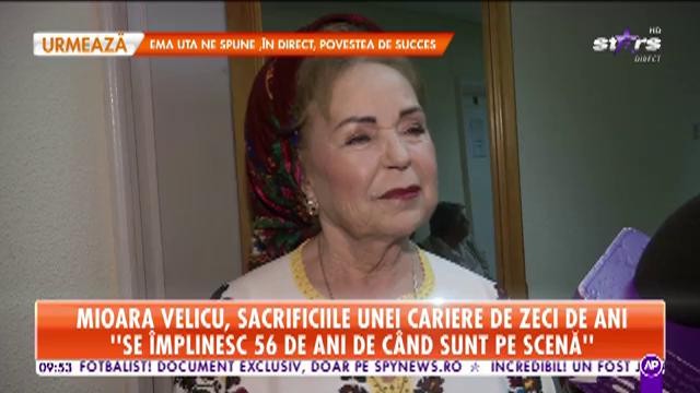 Mioara Velicu, sacrificiile unei cariere de zeci de ani: Toată viață am muncit cinstit