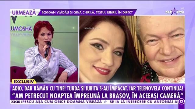 Adio, dar răm&acirc;n cu tine! Gheorghe Turda și iubita s-au &icirc;mpăcat, iar telenovela continuă
