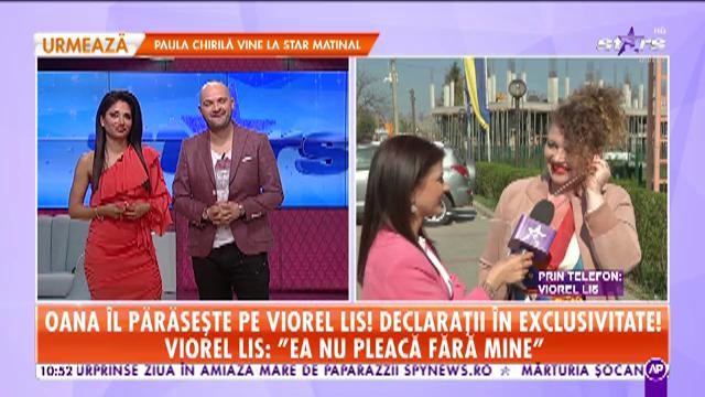 Oana &icirc;l părăsește pe fostul edil al Capitalei, Viorel Lis: Am plecat deja de acasă
