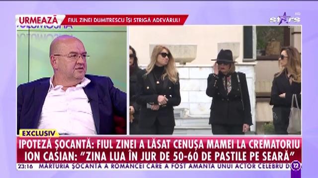 Ipoteză șocantă. Fiul Zinei Dumitrescu ar fi lăsat cenușa mamei la crematoriu!