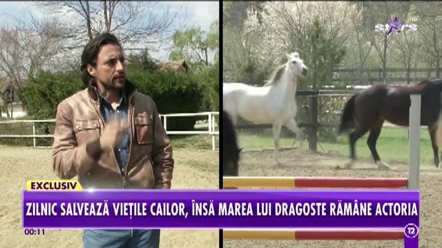 Denis Ștefan, de la unul dintre cei mai curtați actori, la dresor de cai