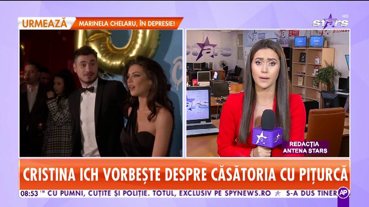 Cristina ICH vorbeşte despre căsătoria cu Alexandru Piţurcă: "Nu vreau să mă mărit"